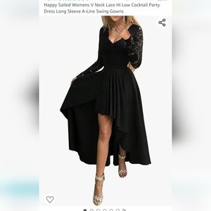 Black Vintage Aesthetic Dress